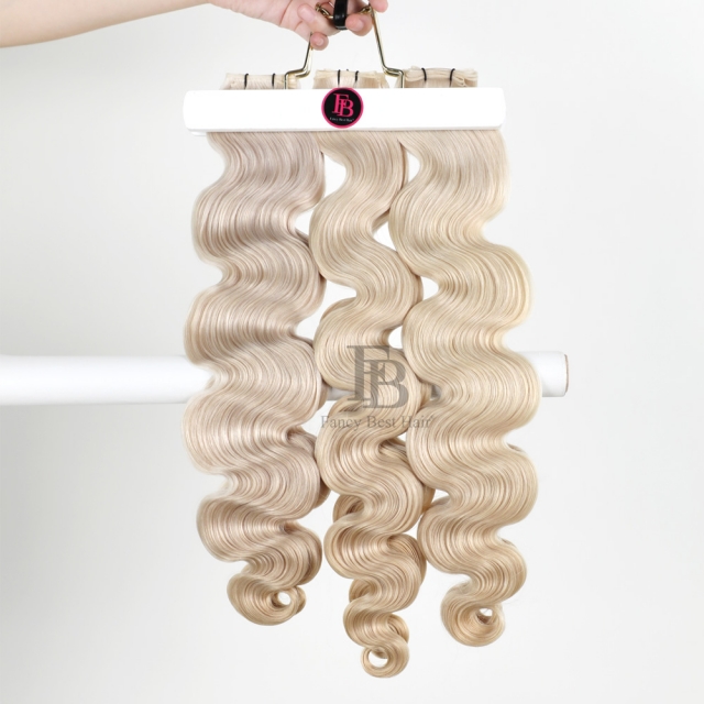 #ice Blonde- Genius Weft - Body Wave