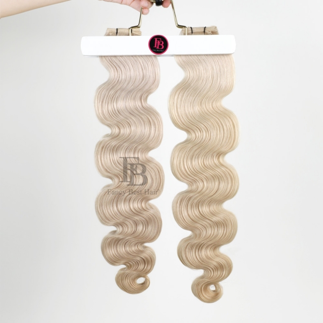 #ice Blonde- Genius Weft - Body Wave