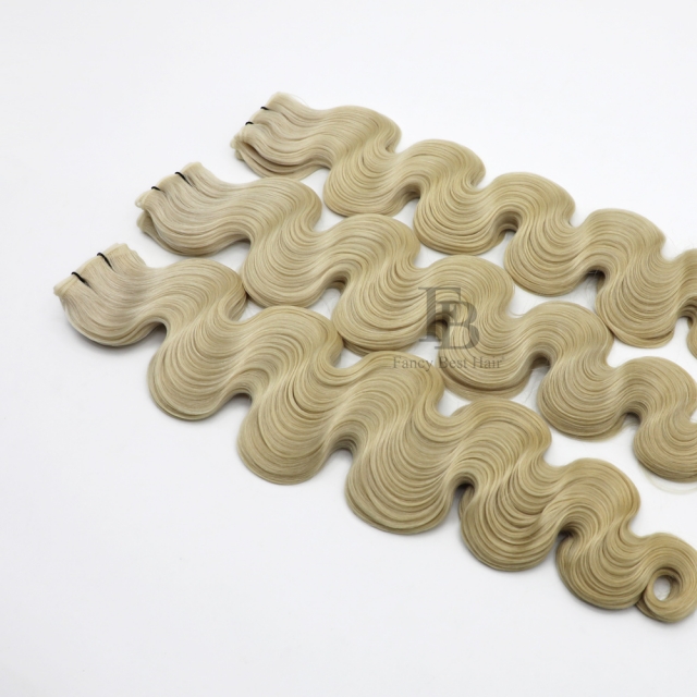 #60 Platinum Blonde- Genius Weft - Body Wave
