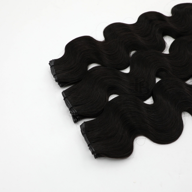 #1B Off Black - Hand Tied Weft - Body Wave