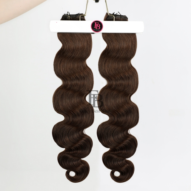 #3  Dark Brown- Hand Tied Weft - Body Wave