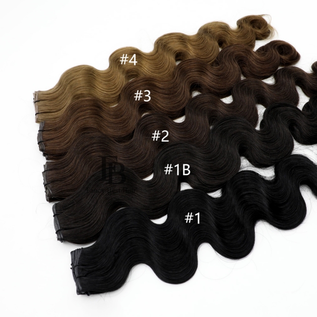 #3  Dark Brown- Hand Tied Weft - Body Wave