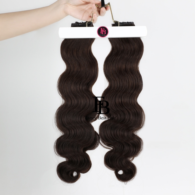 #2 Darkest Brown - Hand Tied Weft - Body Wave