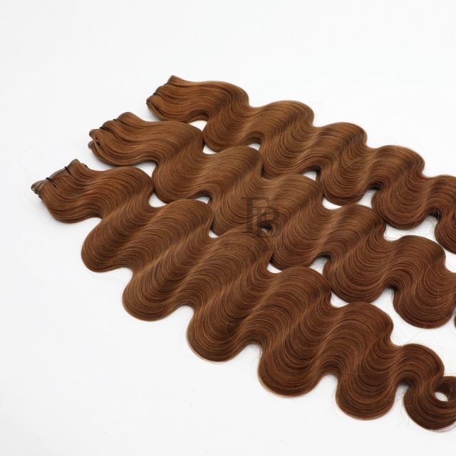 #30 Medium Auburn- Hand Tied Weft - Body Wave