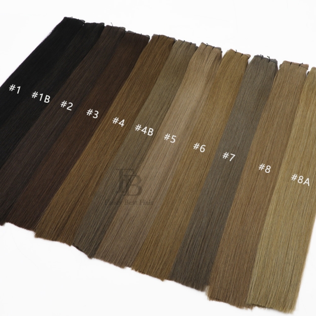 #8 Medium Golden Brown  - Genius Tape in Weft