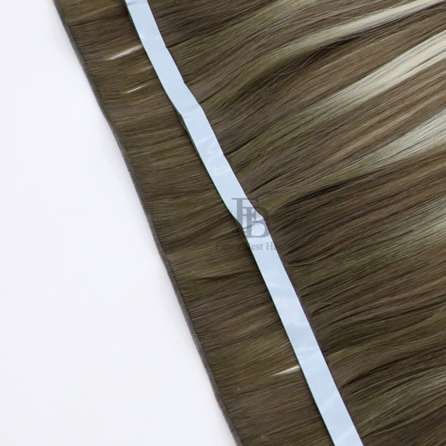 #T7-P7/ice Rooted Balayage - Genius Tape in Weft