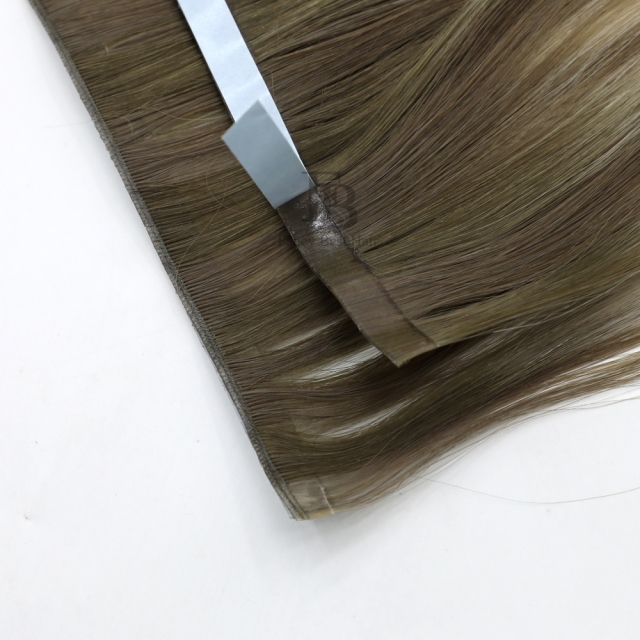#T7-P7/ice Rooted Balayage - Genius Tape in Weft