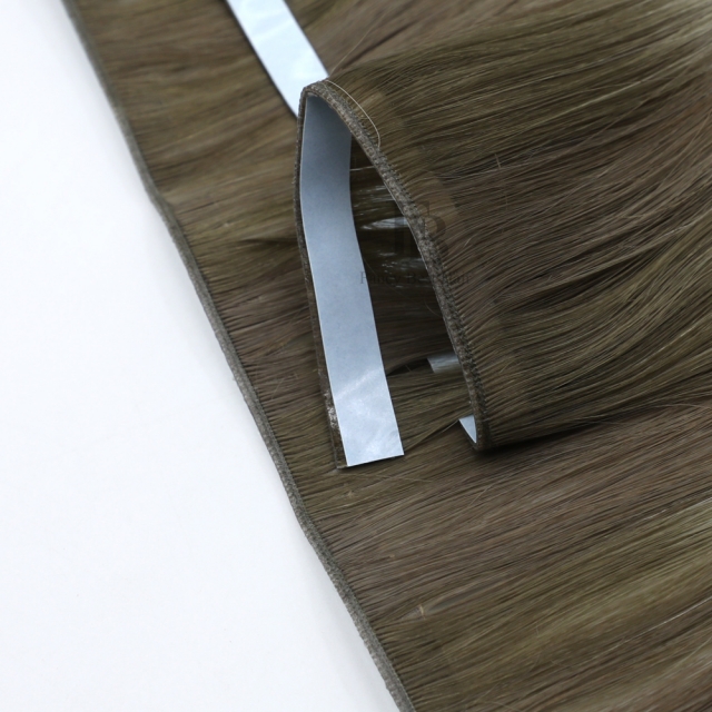 #T7-P7/ice Rooted Balayage - Genius Tape in Weft