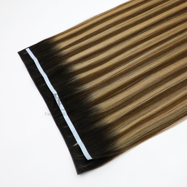 #T2-P4/27 Rooted Balayage-  Genius Tape in Weft