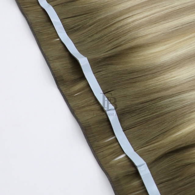 #T8-P14/60 Rooted Balayage - Genius Tape in Weft