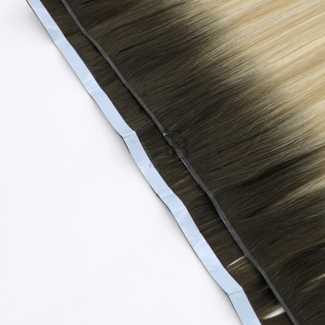 #T4-P18/60 Rooted Balayage -  Genius Tape in Weft