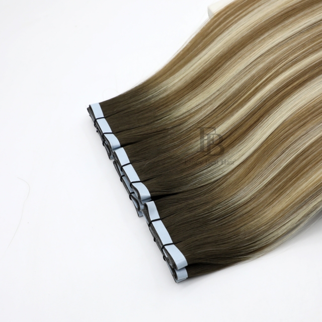 #T4-P8/60 Rooted Balayage -  Genius Tape in Weft