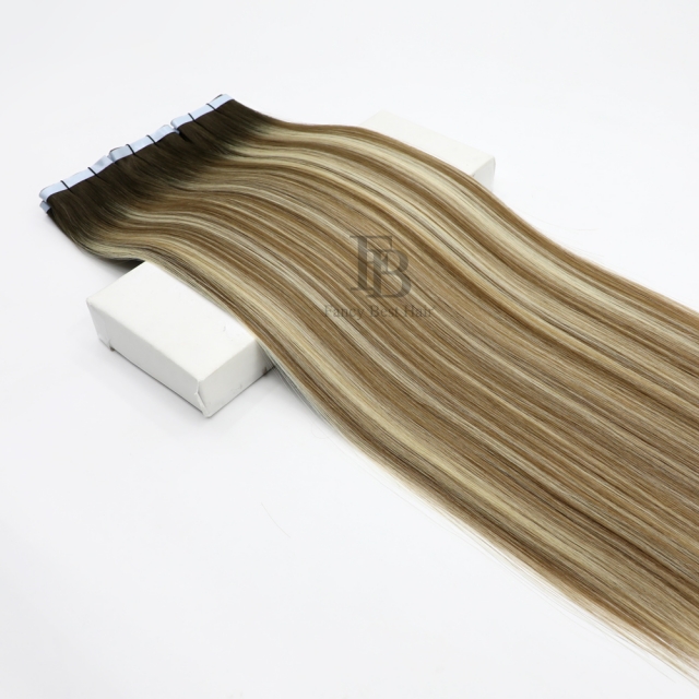 #T4-P8/60 Rooted Balayage -  Genius Tape in Weft