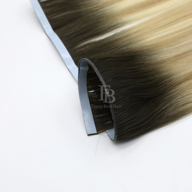 #T4-P18/60 Rooted Balayage -  Genius Tape in Weft