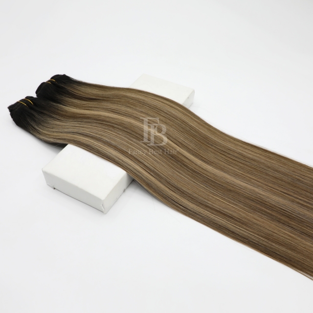 #T2-P4/27 Lace- Clip in Hair - Luxe Range  