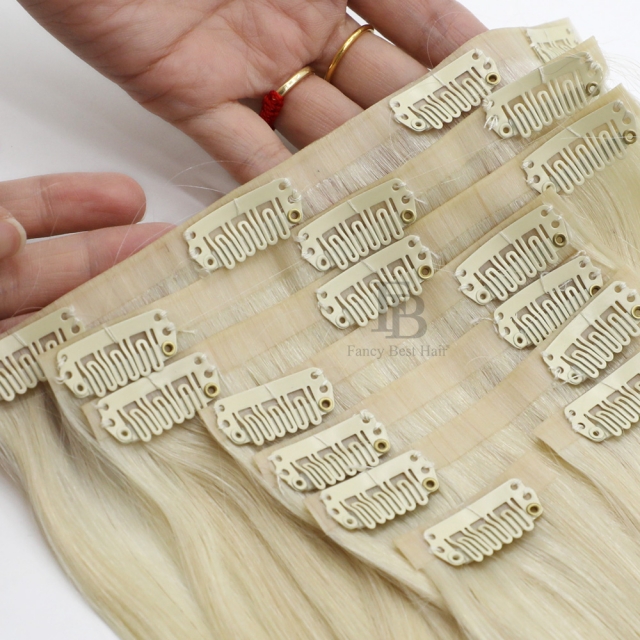 #60 PU - Clip in Hair - Classic Range