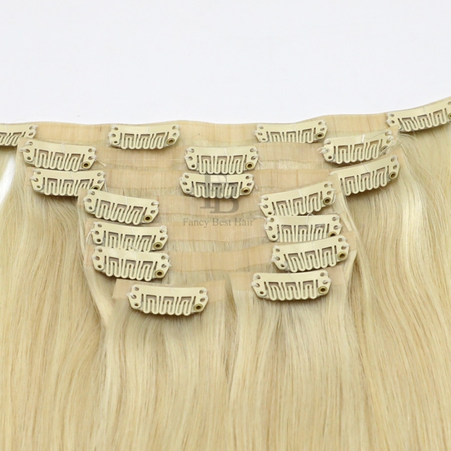 #60 PU - Clip in Hair - Classic Range