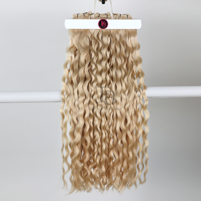 Curly ---- #22 Platinum Blonde  - Genius Weft
