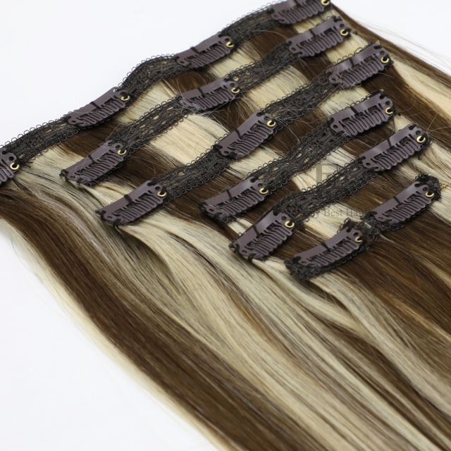 #P4/613 Lace - Clip in Hair - Classic Range