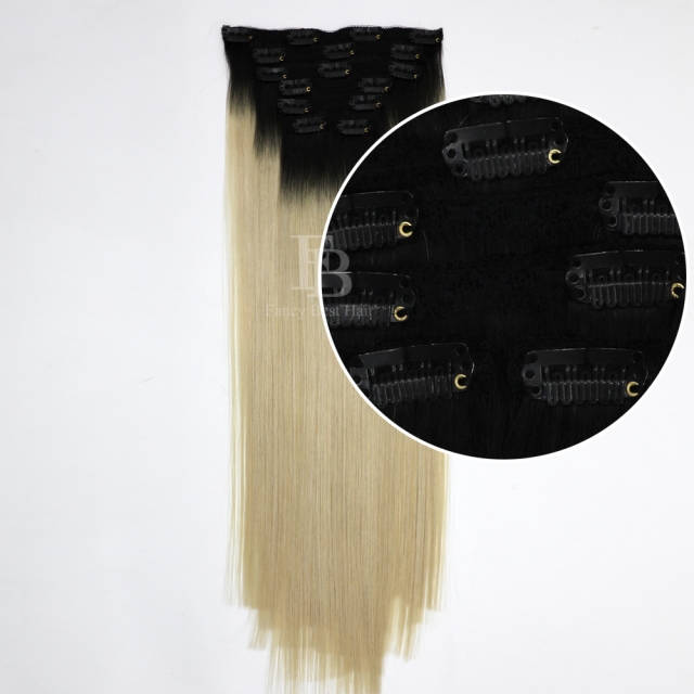#T1B-M60/ice Lace - Clip in Hair - Classic Range