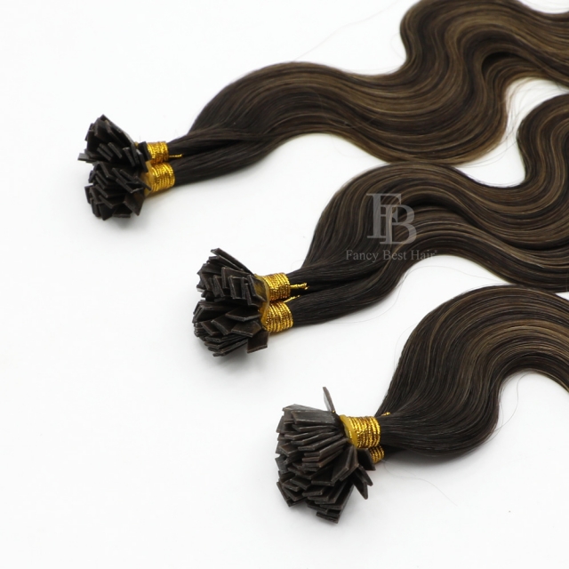 #T2-P2/6 - Flat/K tip Hair - Body Wave