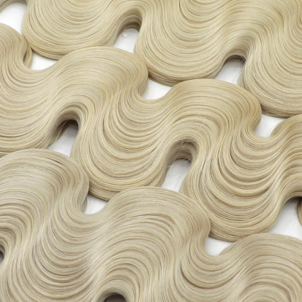 #ice Medium Auburn - Flat/K tip Hair - Body Wave