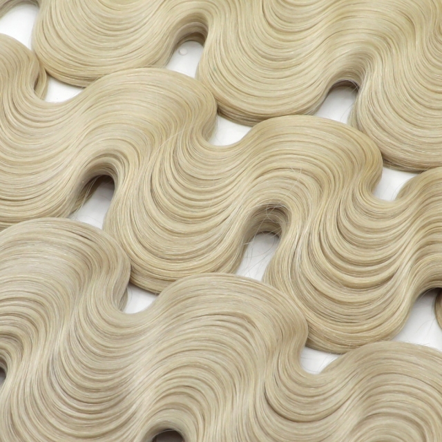 #ice Medium Auburn - Flat/K tip Hair - Body Wave