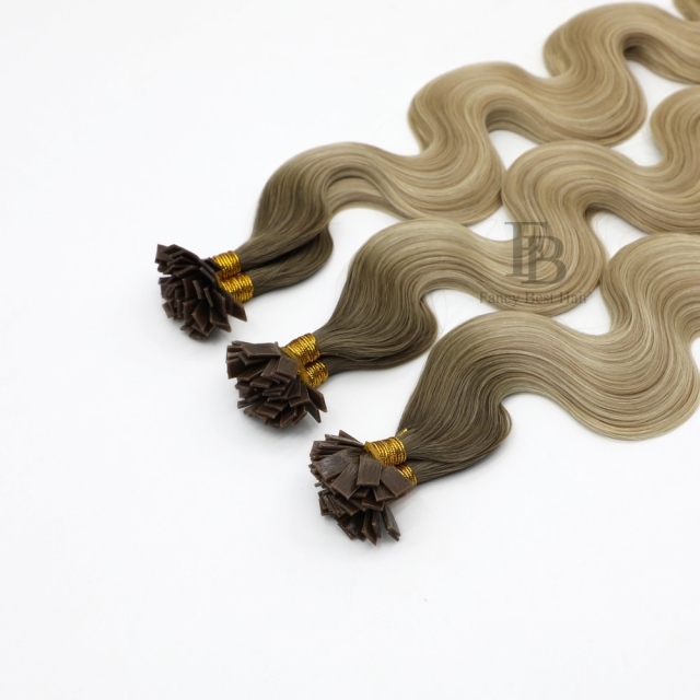 #T8-P14/60 - Flat/K tip Hair - Body Wave