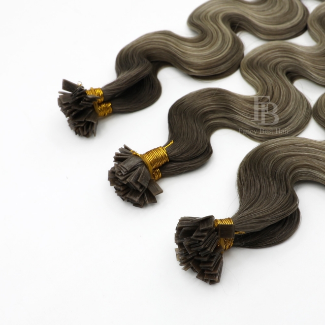 #T7-P7/ice - Flat/K tip Hair - Body Wave