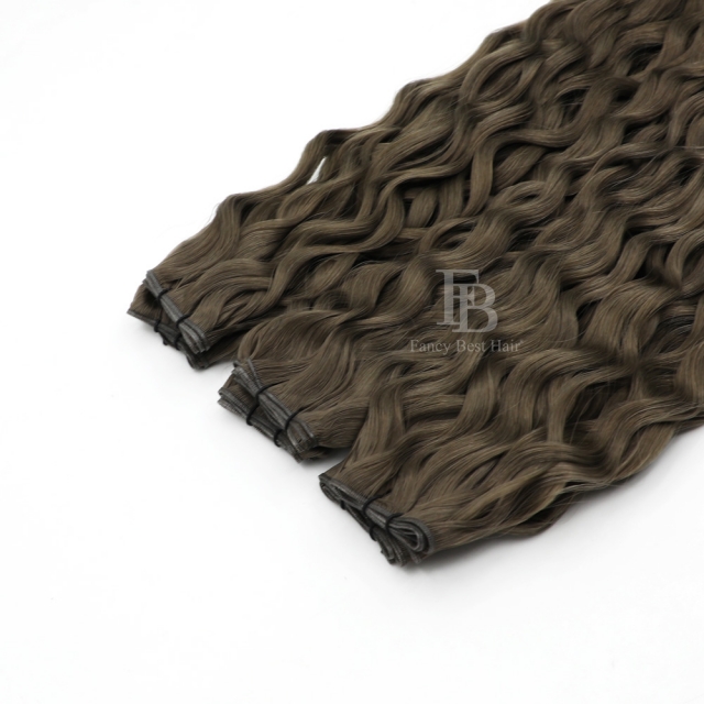 Curly ---- #7 Chocolate Brown - Genius Weft