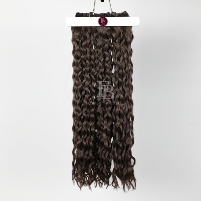Curly ---- #7 Chocolate Brown - Genius Weft