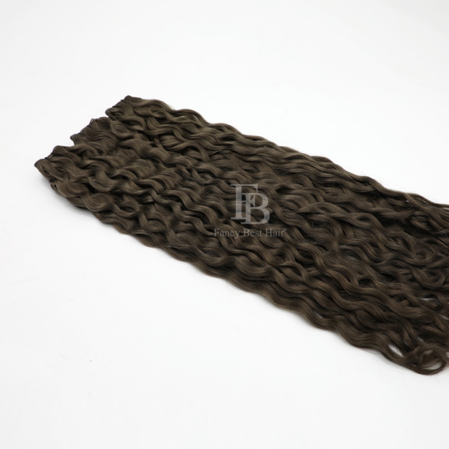 Curly ---- #7 Chocolate Brown - Genius Weft