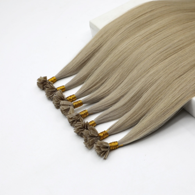 #19 Ash Blonde Flat Tip Hair
