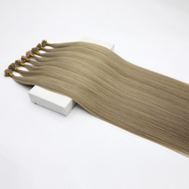#19 Ash Blonde Flat Tip Hair