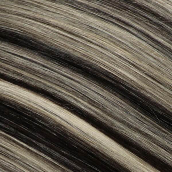 Rooted Balayage #T1B-1B/Silver  Halo Hair Extensions