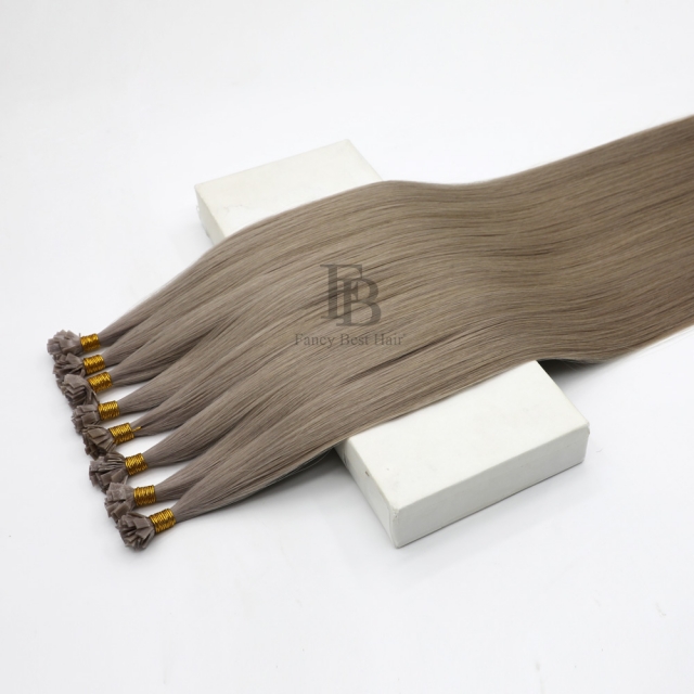 #19A Ash Blonde Flat Tip Hair
