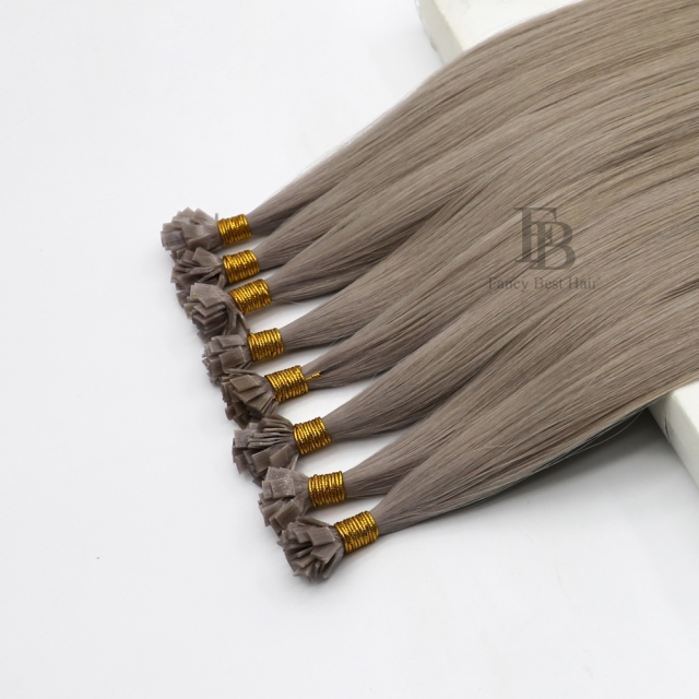 #19A Ash Blonde Flat Tip Hair