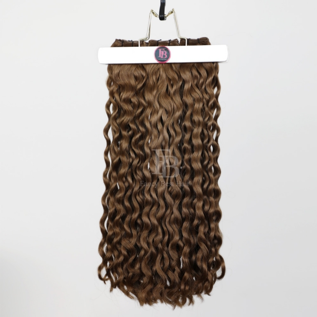 Curly ---- #6 Chocolate Brown - Genius Weft