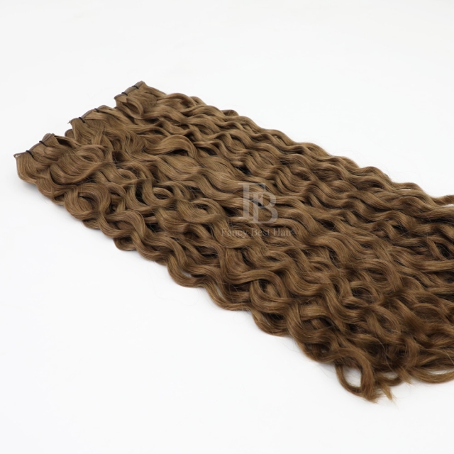 Curly ---- #6 Chocolate Brown - Genius Weft