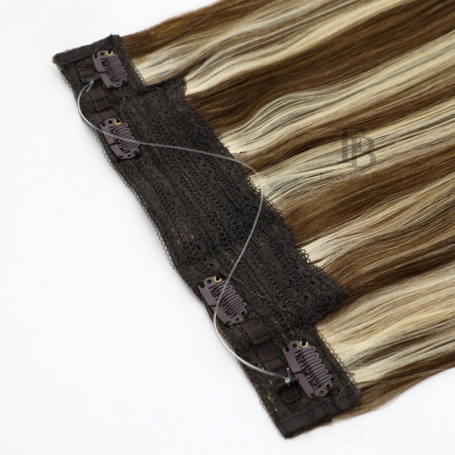 Piano #P4/613  Halo Hair Extensions