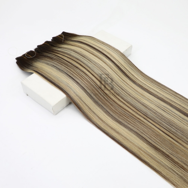 Rooted Balayage #T3-3/613 Halo Hair Extensions