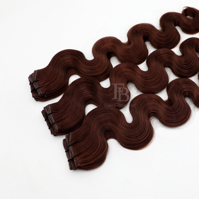 #33 Medium Auburn- Genius Weft - Body Wave