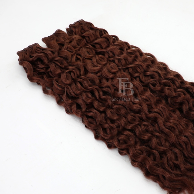 Curly ---- #33 Platinum Blonde  - Genius Weft