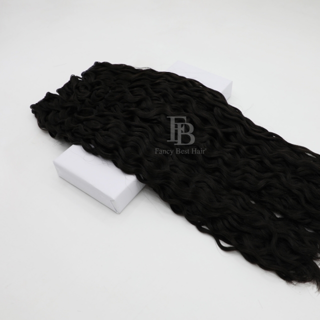 Curly ---- #1B Off Black - Genius Weft