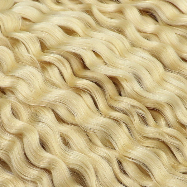 Curly ---- #60 Platinum Blonde  - Genius Weft