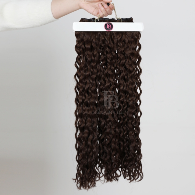 Curly ---- #3 Dark Brown - Genius Weft
