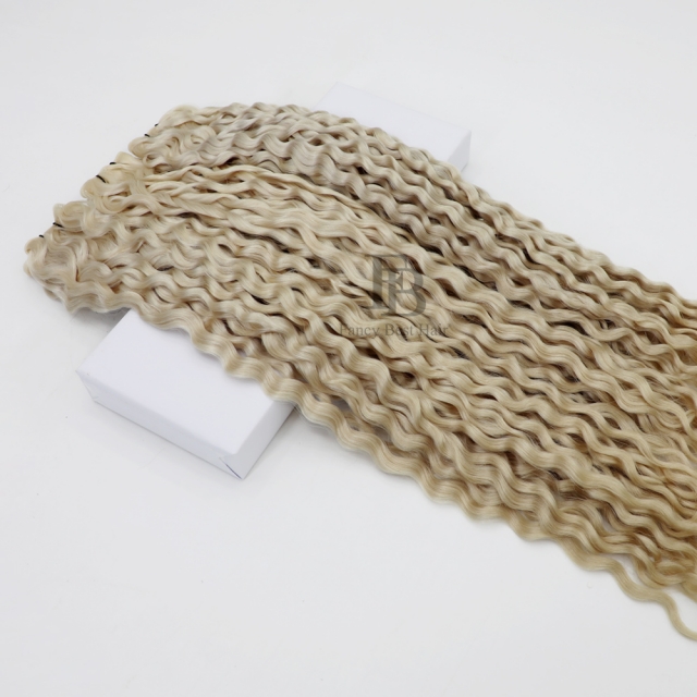 Curly ---- #ice Blonde   - Genius Weft