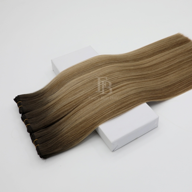 #T4-P8/18 Rooted Balayage Machine Weft