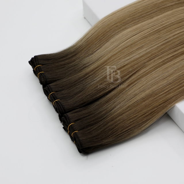 #T4-P8/18 Rooted Balayage Machine Weft