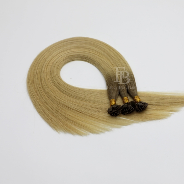 #T8-22 Ombre Flat Tip Hair